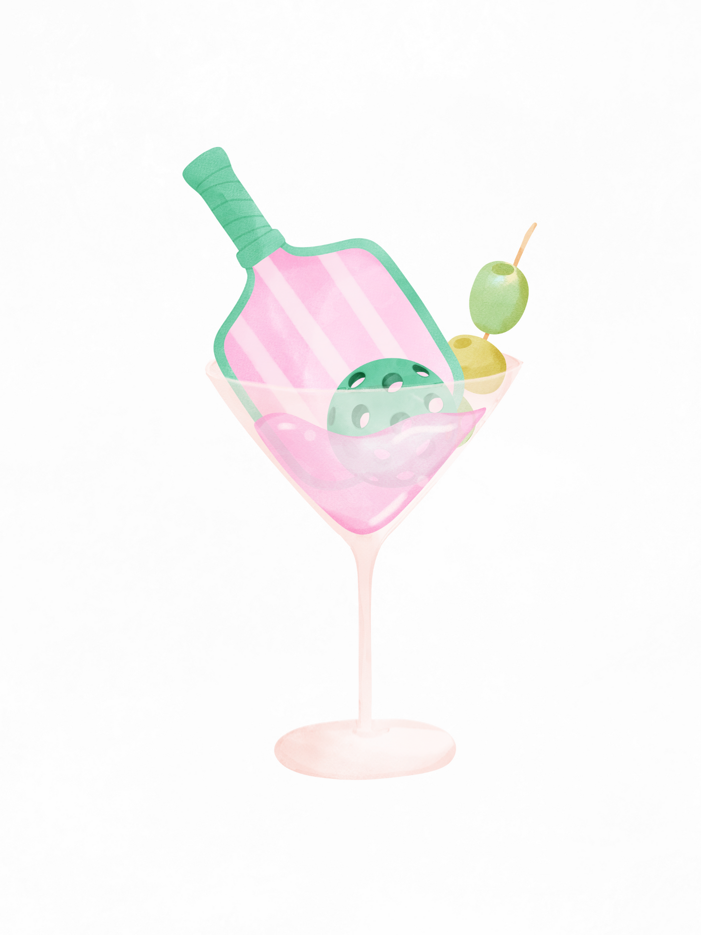 Pickleball First, Then Drinks Set